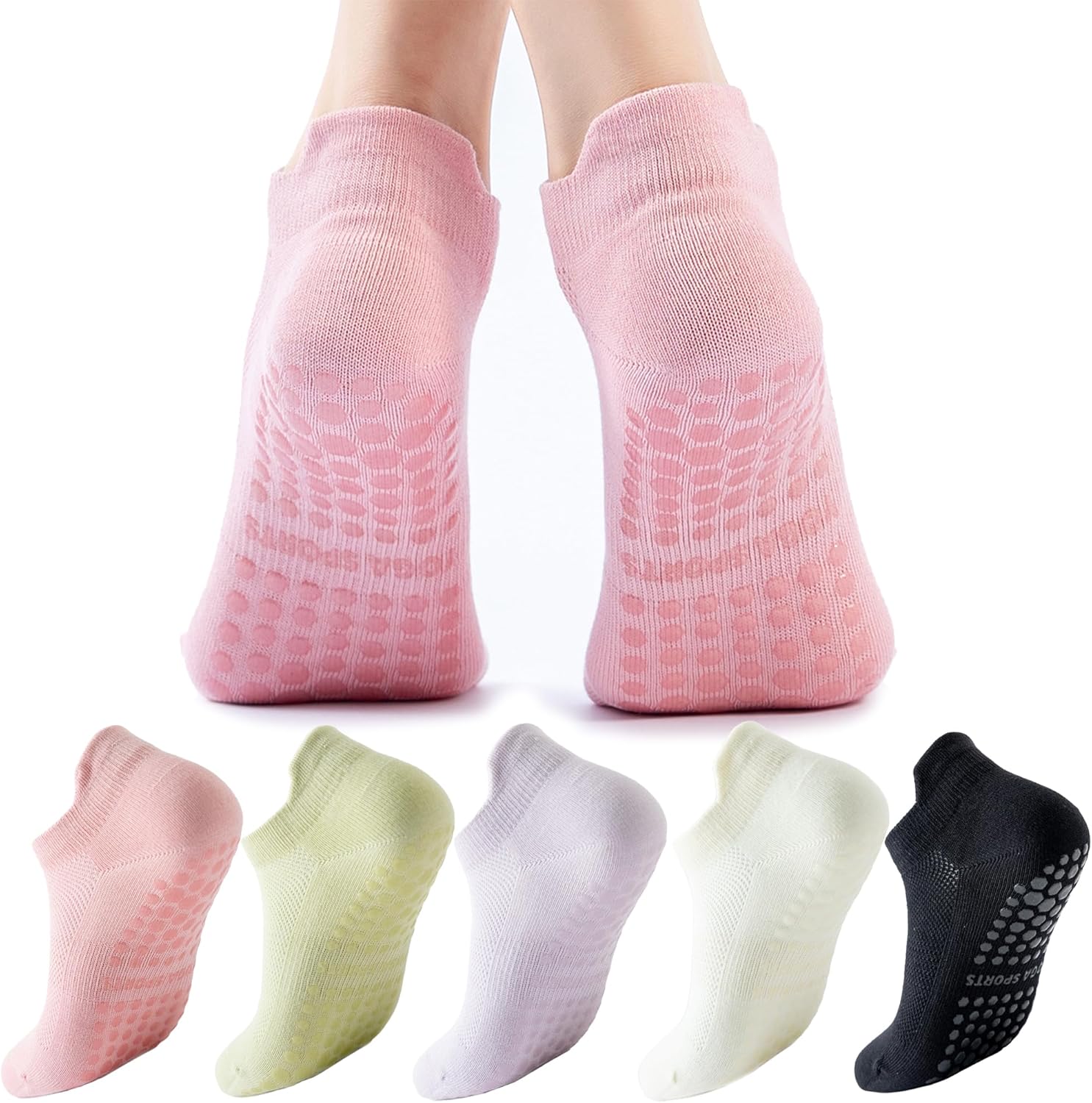 CozyGrip Non-Slip Pilates Socks